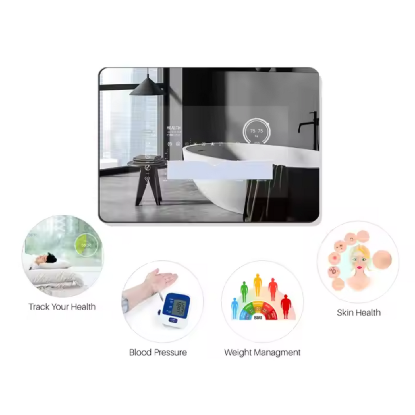 SmartMirror Vision Entertainment and Health Hub